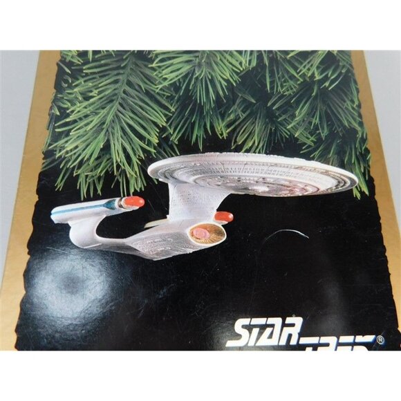 440/1356 Hallmark Keepsake Ornament ~ U.S.S. Enterprise  ~ 1993 ~  Star Trek The - Picture 2 of 4